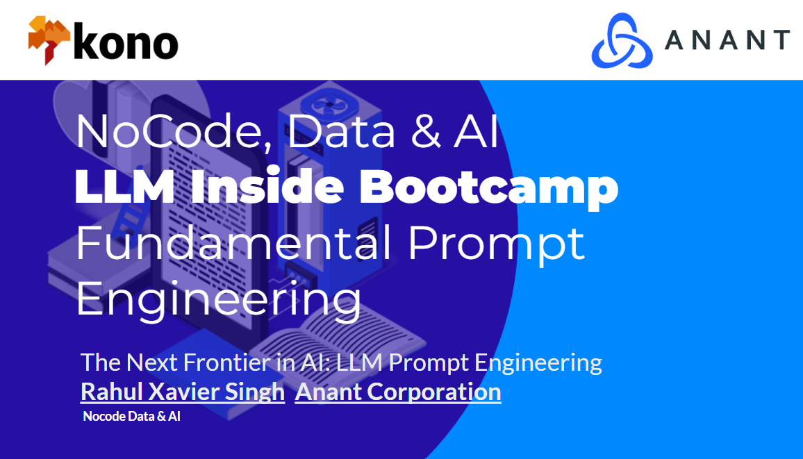Slide Cover for LLM Inside Bootcamp Fundamentals of LLM